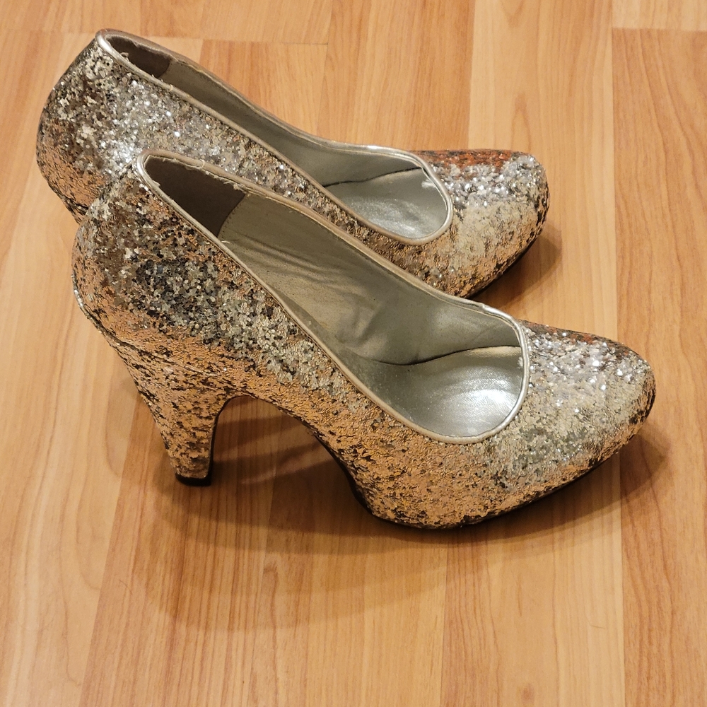 Glitter heels